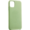 Чехол силиконовый гладкий Soft Touch iPhone 11 Pro, зеленый №1 (закрытый низ)