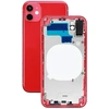 Задняя крышка/ Корпус iPhone 11 в сборе с рамкой, красный (CE)