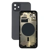 Задняя крышка/ Корпус iPhone 12 в сборе с рамкой, черный (CE)