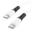 USB-C кабель HOCO X82 Type-С to Type-С Silicone (100см), белый