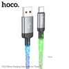 USB кабель Type-C HOCO U112 Shine (100см. 3.0A), серый