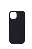 Чехол силиконовый гладкий Soft Touch iPhone 13, черный №18 (закрытый низ)