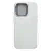 Чехол силиконовый гладкий Soft Touch iPhone 14 Pro, белый №9 (закрытый низ)