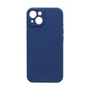 Чехол силиконовый гладкий Soft Touch iPhone 13, синий №20 (закрытый низ)