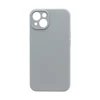 Чехол силиконовый гладкий Soft Touch iPhone 13, светло-серый №26 (закрытый низ)