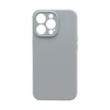 Чехол силиконовый гладкий Soft Touch iPhone 13 Pro, светло-серый №26 (закрытый низ)