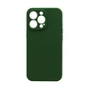 Чехол силиконовый гладкий Soft Touch iPhone 13 Pro, темно-зеленый №61 (закрытый низ)