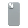 Чехол силиконовый гладкий Soft Touch iPhone 14, светло-серый №26 (закрытый низ)