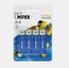 Батарейка Mirex LR6 AA/пальчиковая 4шт (1,5v, щелочная) (4/48/480) цена за упаковку