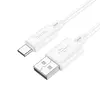 USB кабель Type-C HOCO X88 Gratified (100см. 3.0A), белый