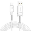USB кабель micro USB HOCO X24 Pisces (100см. 2.4A), белый
