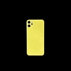 Задняя крышка iPhone 11 стеклянная, желтая