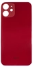 Задняя крышка iPhone 12 mini стеклянная, легкая установка, красная