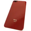 Задняя крышка iPhone 8 Plus стеклянная со стеклом камеры, красная
