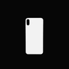 Задняя крышка iPhone XS стеклянная, белая