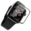 Защитное стекло Apple Watch 2/ 3 38 мм 3D, черное (тех упаковка)