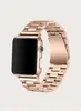 Металлический браслет для Apple Watch 42/ 44 мм, розовое золото