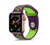 Ремешок Band Sport Nike для Apple Watch 38 мм/ 40 мм фиолетовый с зеленым №15