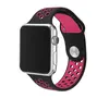 Ремешок Band Sport Nike для Apple Watch 38 мм/ 40 мм черно-розовый №7