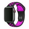 Ремешок Band Sport Nike для Apple Watch 38 мм/ 40 мм черно-фиолетовый №6