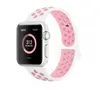 Ремешок Band Sport Nike для Apple Watch 42 мм/ 44 мм белый со светло-розовым №13