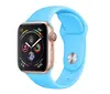 Ремешок силиконовый для Apple Watch 38/ 40 мм Sport Band, голубой №16