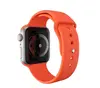 Ремешок силиконовый для Apple Watch 38/ 40 мм Sport Band, красно-оранжевый №2