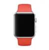 Ремешок силиконовый для Apple Watch 42/ 44 мм Sport Band, светло-красный