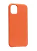 Чехол силиконовый гладкий Soft Touch iPhone 11 Pro, кораллово-оранжевый №42