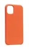 Чехол силиконовый гладкий Soft Touch iPhone 11 Pro Max, кораллово-оранжевый №42