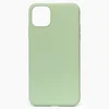 Чехол силиконовый гладкий Soft Touch iPhone 11 Pro Max, светло-зеленый(без логотипа)