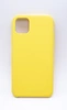 Чехол силиконовый гладкий Soft Touch iPhone 11 Pro Max, ярко-желтый №55 (40)