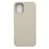 Чехол силиконовый гладкий Soft Touch iPhone 12 mini, бежевый (без логотипа)