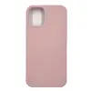 Чехол силиконовый гладкий Soft Touch iPhone 12 mini, розовый песок №19 (закрытый низ)