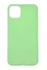 Чехол силиконовый гладкий Soft Touch iPhone 12 mini, светло-зеленый №50 (закрытый низ)