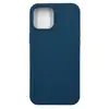 Чехол силиконовый гладкий Soft Touch iPhone 12 Pro Max, космически синий №35 (закрытый низ)