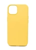 Чехол силиконовый гладкий Soft Touch iPhone 13 mini, желтый №4 (закрытый низ)