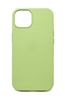 Чехол силиконовый гладкий Soft Touch iPhone 13 mini, зеленый №1 (закрытый низ)