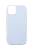 Чехол силиконовый гладкий Soft Touch iPhone 13 mini, светло-голубой №45 (закр низ)