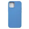 Чехол силиконовый гладкий Soft Touch iPhone 13 mini, светло-синий (закрытый низ)