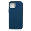 Чехол силиконовый гладкий Soft Touch iPhone 13 mini, синий деним (закрытый низ)