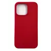 Чехол силиконовый гладкий Soft Touch iPhone 13 Pro, красный №14 (закрытый низ)