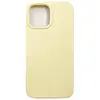 Чехол силиконовый гладкий Soft Touch iPhone 13 Pro Max, светло-желтый №51 (закр низ)
