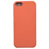 Чехол силиконовый гладкий Soft Touch iPhone 5/ 5S/ SE, кораллово-оранжевый №42