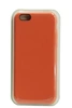 Чехол силиконовый гладкий Soft Touch iPhone 6/ 6S, оранжевый №2