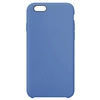 Чехол силиконовый гладкий Soft Touch iPhone 6/ 6S, синий (без логотипа)