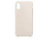 Чехол силиконовый гладкий Soft Touch iPhone X/ XS, бежевый (без логотипа)