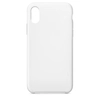 Чехол силиконовый гладкий Soft Touch iPhone X/ XS, белый (без логотипа)