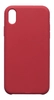 Чехол силиконовый гладкий Soft Touch iPhone X/ XS, красный (без логотипа)