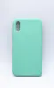 Чехол силиконовый гладкий Soft Touch iPhone X/ XS, светло-зеленый №50